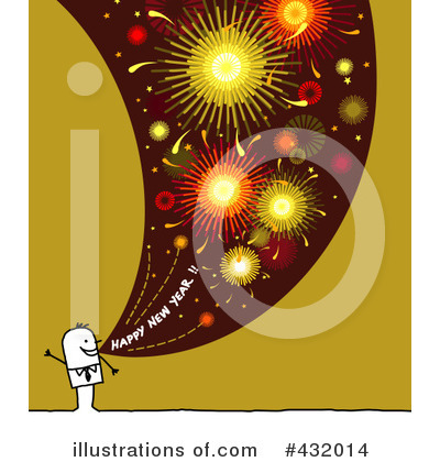 Royalty-Free (RF) New Year Clipart Illustration by NL shop - Stock Sample #432014