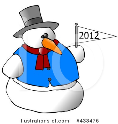 Snowman Clipart #433476 by djart