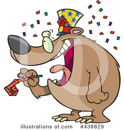 Royalty-Free (RF) New Year Clipart Illustration by toonaday - Stock Sample #438829