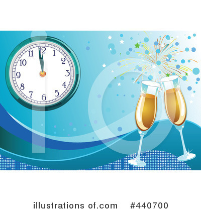 Royalty-Free (RF) New Year Clipart Illustration by Pushkin - Stock Sample #440700
