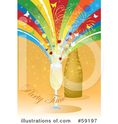 Royalty-Free (RF) New Year Clipart Illustration by Eugene - Stock Sample #59197