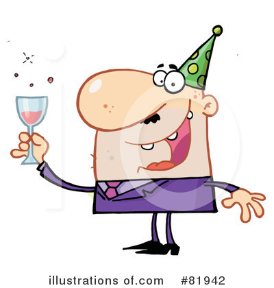 Royalty-Free (RF) New Year Clipart Illustration by Hit Toon - Stock Sample #81942