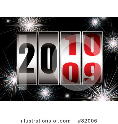 Royalty-Free (RF) New Year Clipart Illustration by michaeltravers - Stock Sample #82006