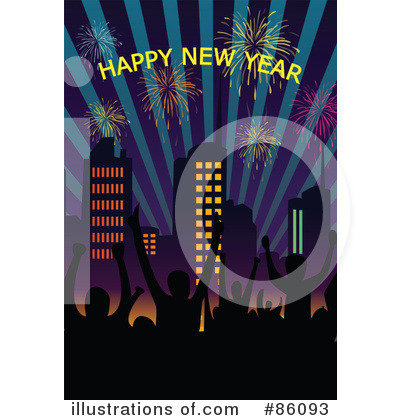 Royalty-Free (RF) New Year Clipart Illustration by mayawizard101 - Stock Sample #86093