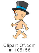 New Years Baby Clipart #1105156 by Cartoon Solutions