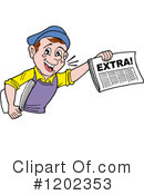News Clipart #1202353 by LaffToon