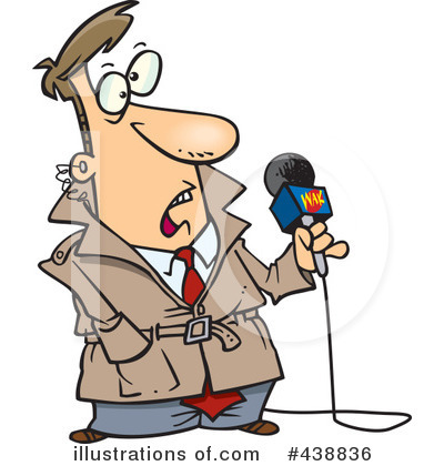 Reporter Clipart #438836 by toonaday