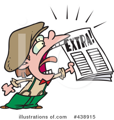 Newspaper Clipart #438915 by toonaday