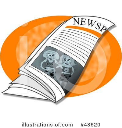 Royalty-Free (RF) News Clipart Illustration by Prawny - Stock Sample #48620