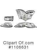 Newspaper Clipart #1106631 by Cartoon Solutions