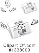 Newspaper Clipart #1338000 by Vector Tradition SM