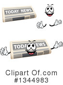 Newspaper Clipart #1344983 by Vector Tradition SM