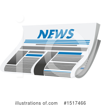 Royalty-Free (RF) Newspaper Clipart Illustration by Vector Tradition SM - Stock Sample #1517466