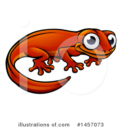 Salamander Clipart #1457073 by AtStockIllustration