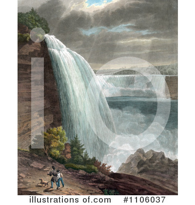 Waterfall Clipart #1106037 by JVPD