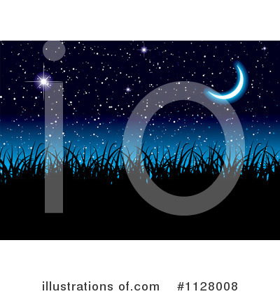 Starry Sky Clipart #1128008 by michaeltravers