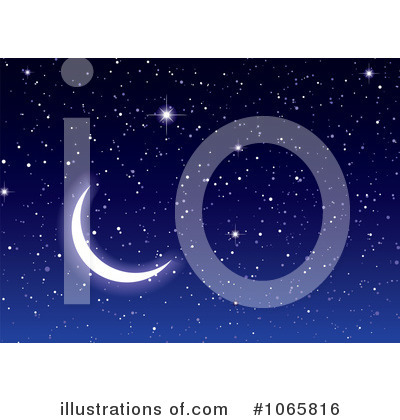 Starry Sky Clipart #1065816 by michaeltravers