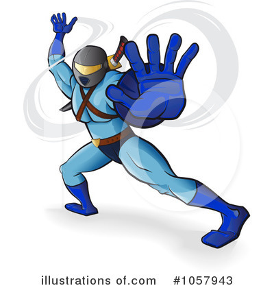 Royalty-Free (RF) Ninja Clipart Illustration by Paulo Resende - Stock Sample #1057943