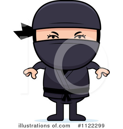 Ninja Clipart #1122299 by Cory Thoman