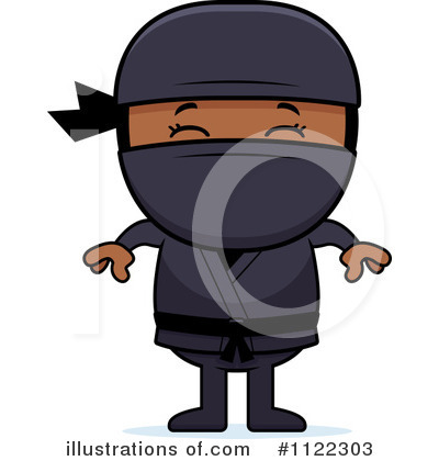 Royalty-Free (RF) Ninja Clipart Illustration by Cory Thoman - Stock Sample #1122303