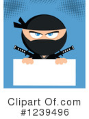 Ninja Clipart #1239496 by Hit Toon