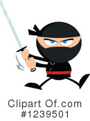 Ninja Clipart #1239501 by Hit Toon