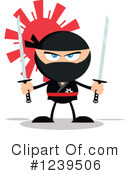 Ninja Clipart #1239506 by Hit Toon