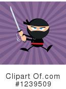 Ninja Clipart #1239509 by Hit Toon