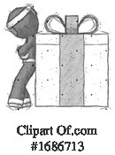 Ninja Clipart #1686713 by Leo Blanchette