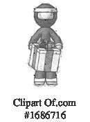 Ninja Clipart #1686716 by Leo Blanchette