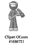Ninja Clipart #1686721 by Leo Blanchette