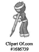 Ninja Clipart #1686739 by Leo Blanchette