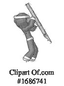 Ninja Clipart #1686741 by Leo Blanchette