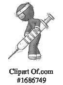Ninja Clipart #1686749 by Leo Blanchette