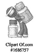 Ninja Clipart #1686757 by Leo Blanchette