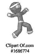 Ninja Clipart #1686774 by Leo Blanchette