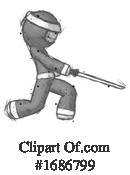 Ninja Clipart #1686799 by Leo Blanchette