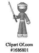 Ninja Clipart #1686801 by Leo Blanchette