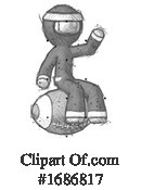 Ninja Clipart #1686817 by Leo Blanchette