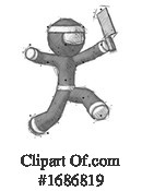 Ninja Clipart #1686819 by Leo Blanchette