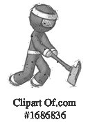 Ninja Clipart #1686836 by Leo Blanchette