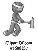Ninja Clipart #1686837 by Leo Blanchette