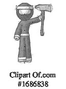 Ninja Clipart #1686838 by Leo Blanchette