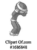 Ninja Clipart #1686848 by Leo Blanchette