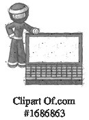 Ninja Clipart #1686863 by Leo Blanchette
