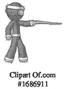 Ninja Clipart #1686911 by Leo Blanchette