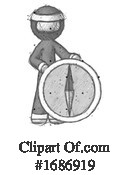 Ninja Clipart #1686919 by Leo Blanchette