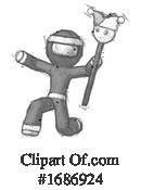Ninja Clipart #1686924 by Leo Blanchette