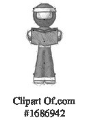 Ninja Clipart #1686942 by Leo Blanchette