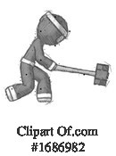 Ninja Clipart #1686982 by Leo Blanchette